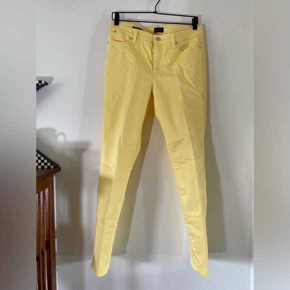 Talbots Denim - 🍋 Talbots Slim Ankle Jean - Lemon Yellow - New Without Tag - 6 - Has Stretch!
